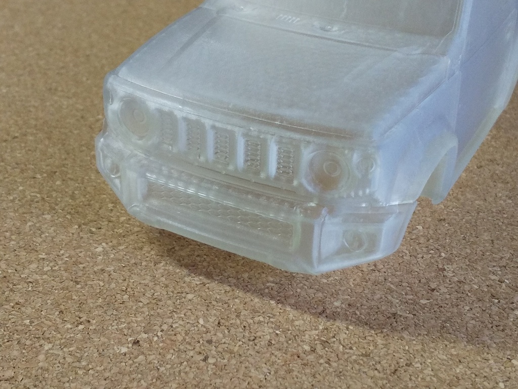 1/24ジムニーシエラJB74 3Dプリンター出力未塗装モデル