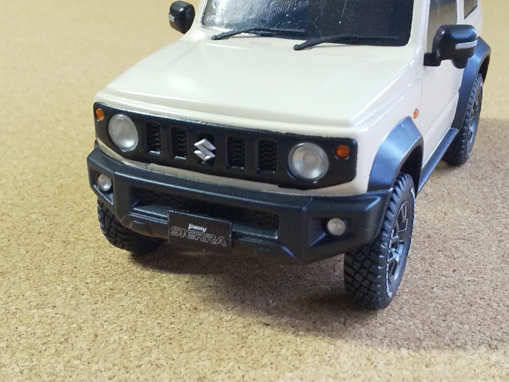 1/24ジムニーシエラJB74 3Dプリンター出力未塗装モデル