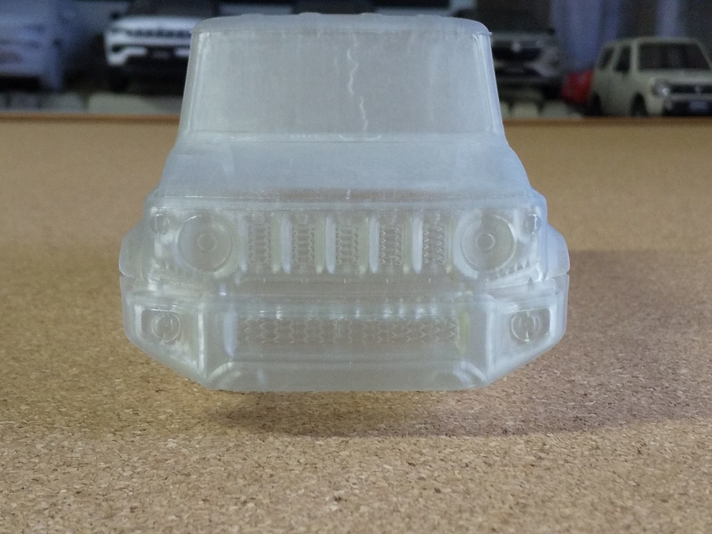 1/24ジムニーシエラJB74 3Dプリンター出力未塗装モデル