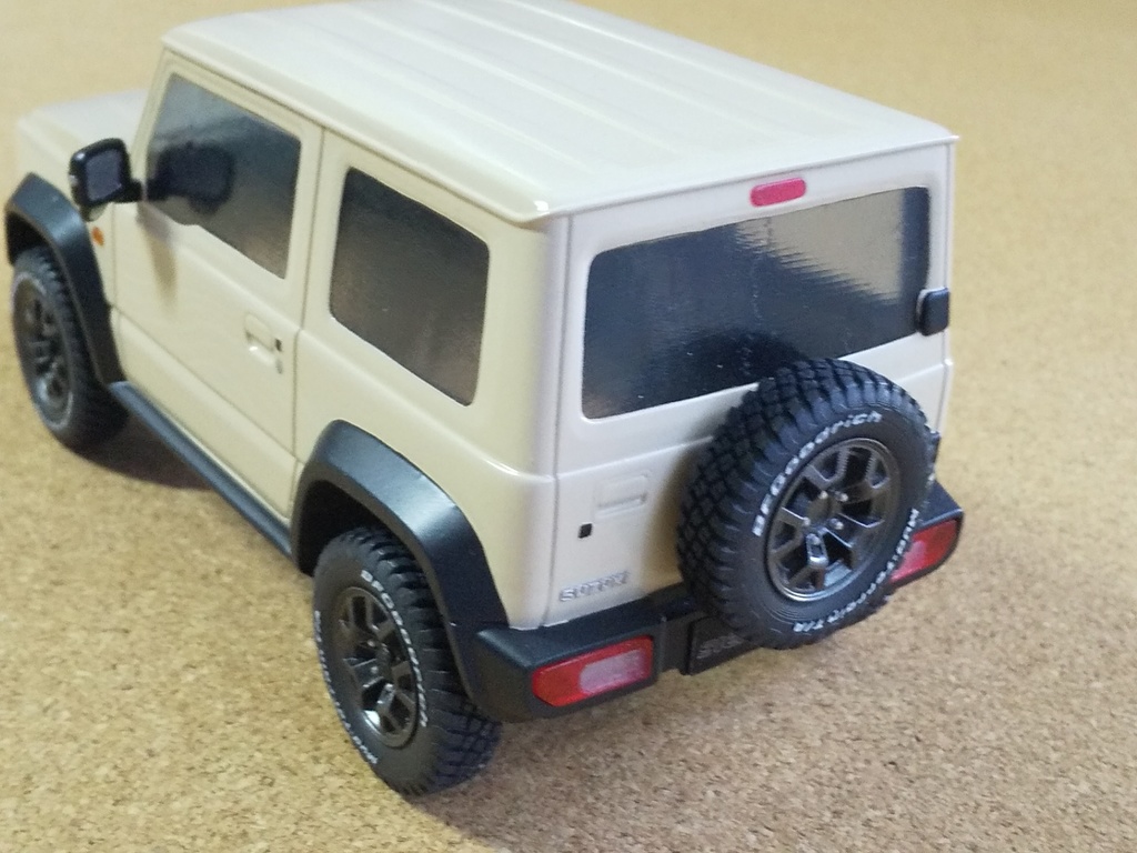 1/24ジムニーシエラJB74 3Dプリンター出力未塗装モデル