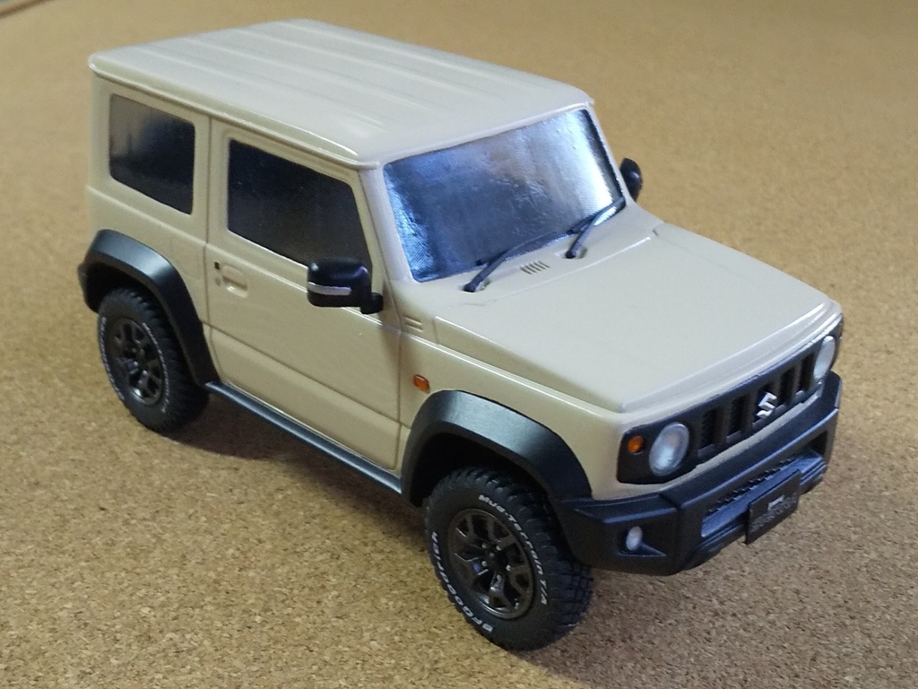 1/24ジムニーシエラJB74 3Dプリンター出力未塗装モデル