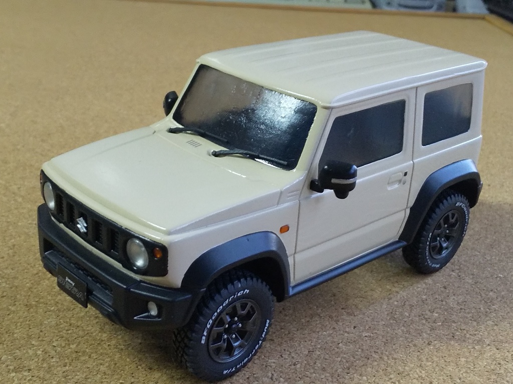 1/24ジムニーシエラJB74 3Dプリンター出力未塗装モデル