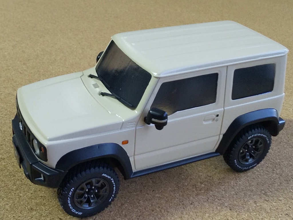 1/24ジムニーシエラJB74 3Dプリンター出力未塗装モデル