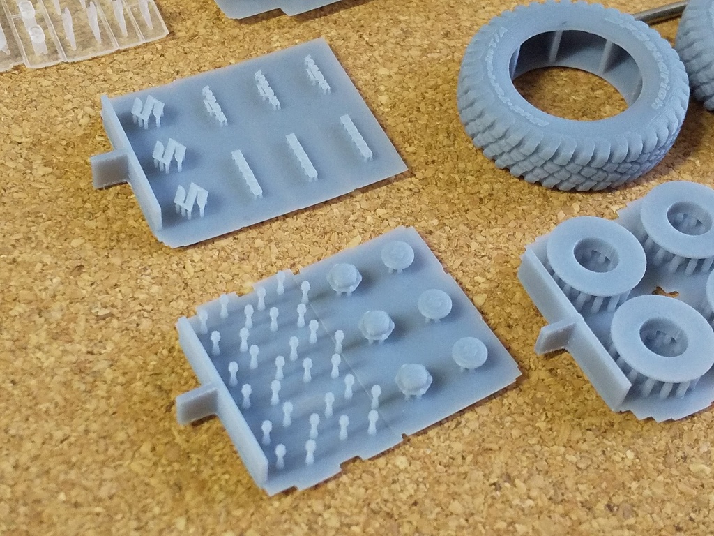 1/24ジムニーシエラJB74 3Dプリンター出力未塗装モデル