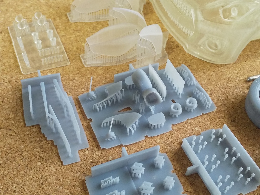 1/24スイフトスポーツ 3Dプリンター出力未塗装モデル