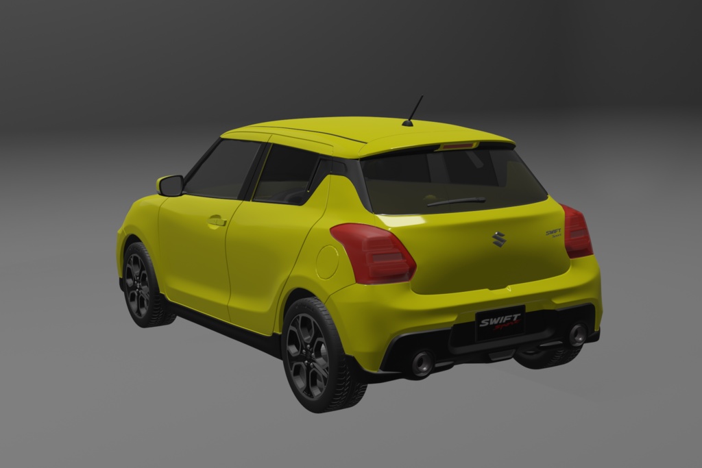 HS 1/24 スズキ スイフトスポーツ 2017 チャンピオンイエロー 4 SUZUKI SWIFT SPORTS (2017) チャンピオンイエロー4 (ミニカー