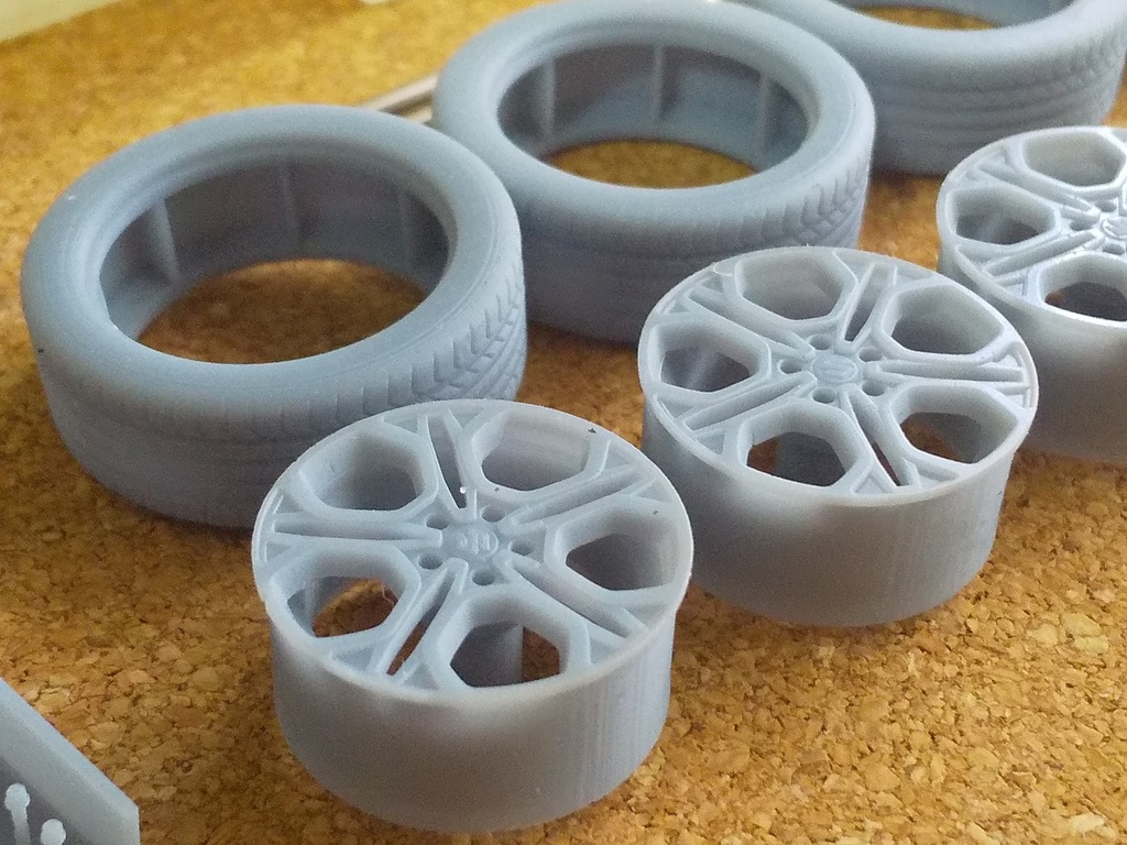 1/24スイフトスポーツ 3Dプリンター出力未塗装モデル