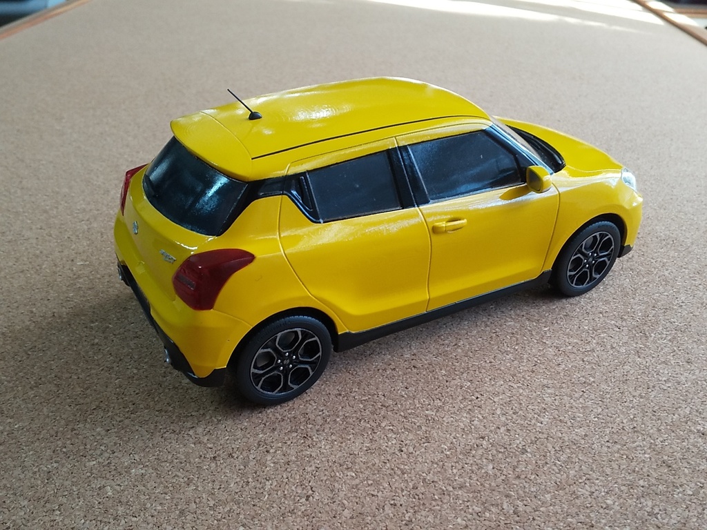 1/24スイフトスポーツ 3Dプリンター出力未塗装モデル