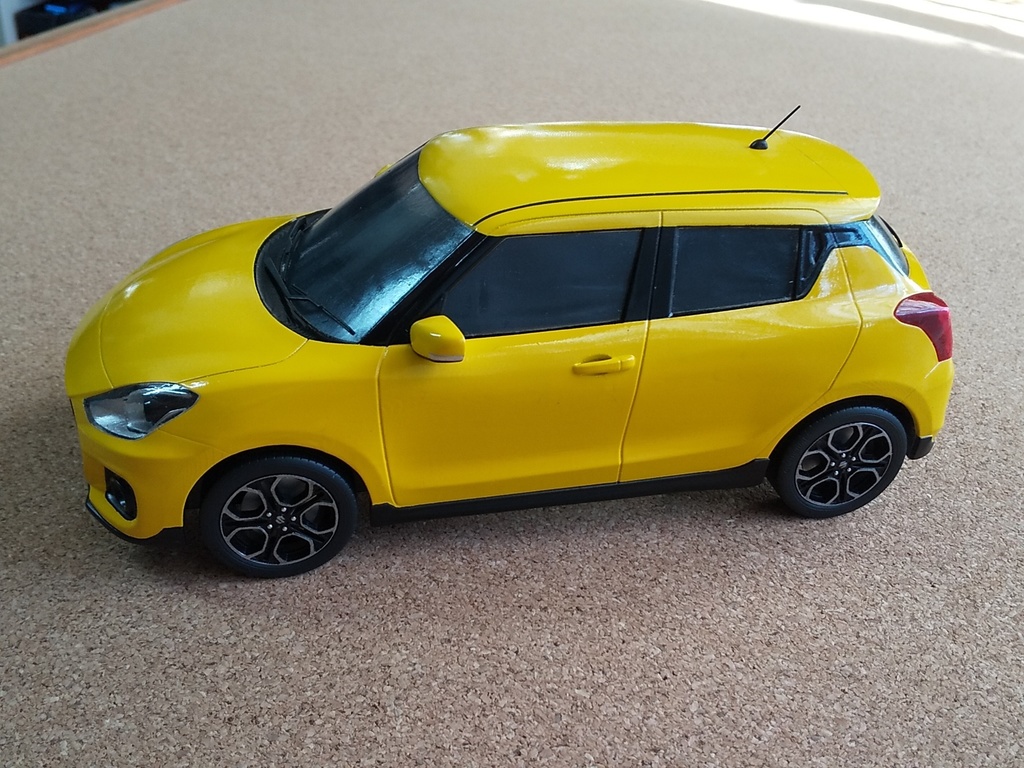 1/24スイフトスポーツ 3Dプリンター出力未塗装モデル
