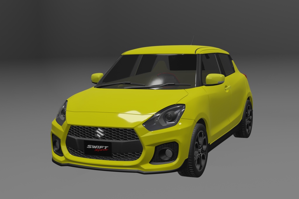 1/24スイフトスポーツ 3Dプリンター出力未塗装モデル