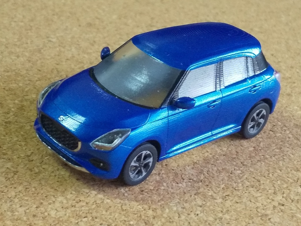 1/64新型スイフト3Dプリンター出力未塗装モデル