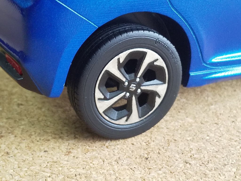 1/24スイフト(新型)3Dプリンター出力未塗装モデル