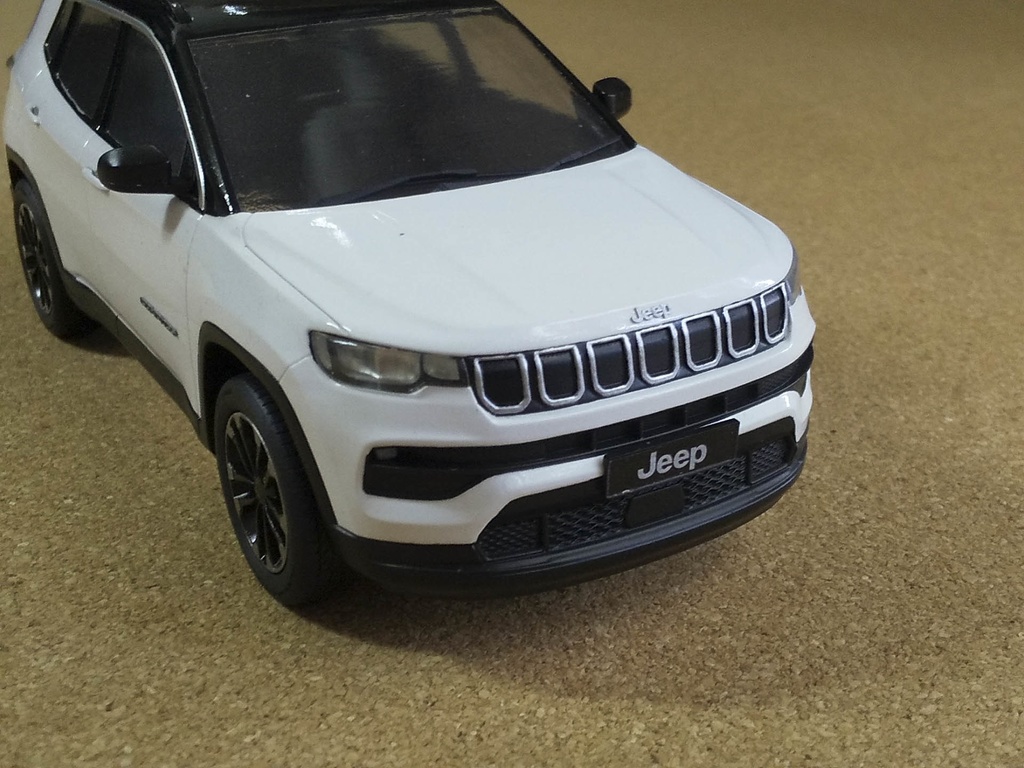 1/24ジープ コンパス 3Dプリンター出力未塗装モデル