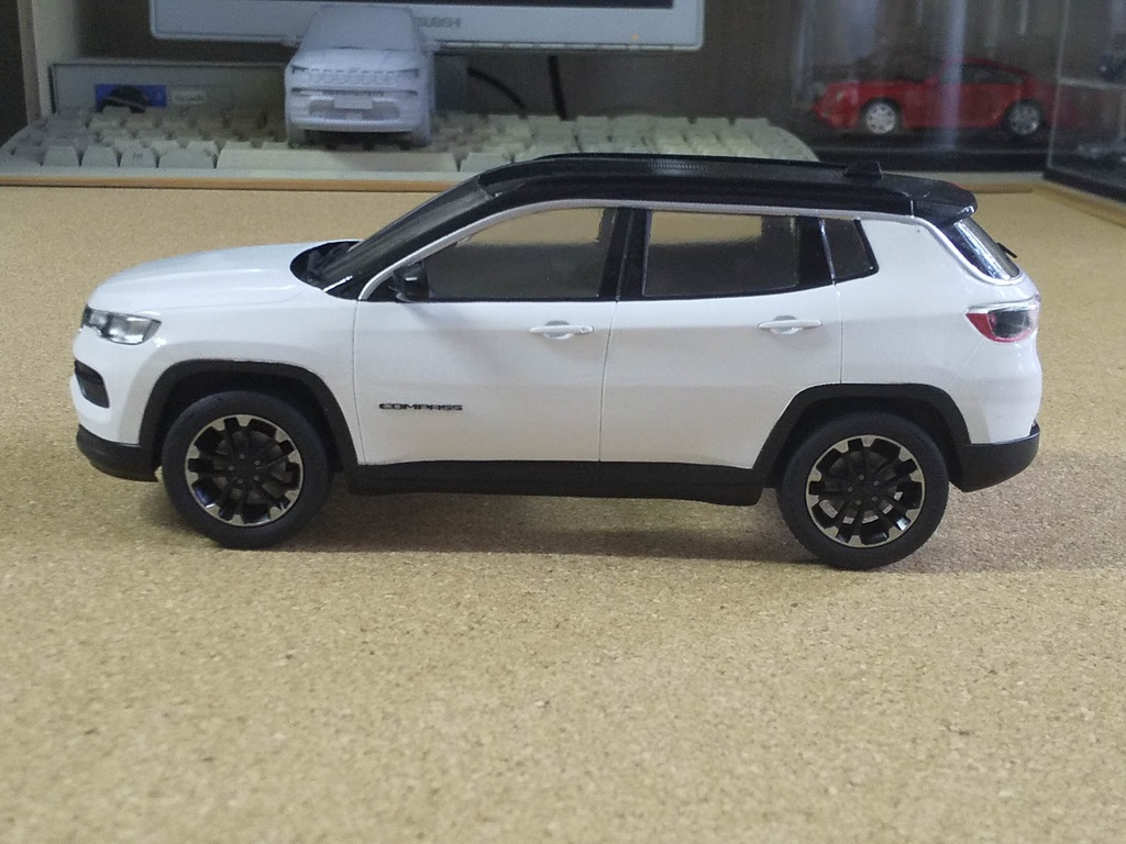 1/24ジープ コンパス 3Dプリンター出力未塗装モデル