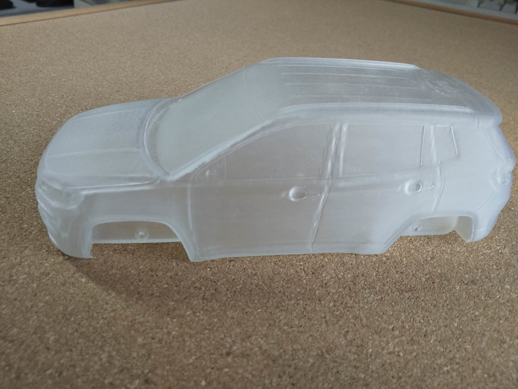 1/24ジープ コンパス 3Dプリンター出力未塗装モデル