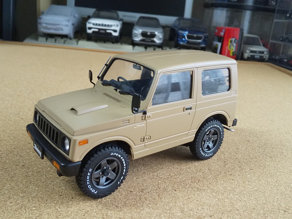 1/24ジムニ―用オフロードタイヤホイールセット
