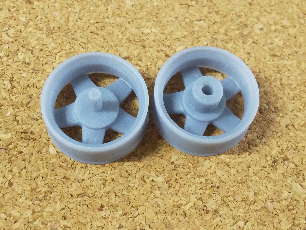 1/24ジムニ―用オフロードタイヤホイールセット