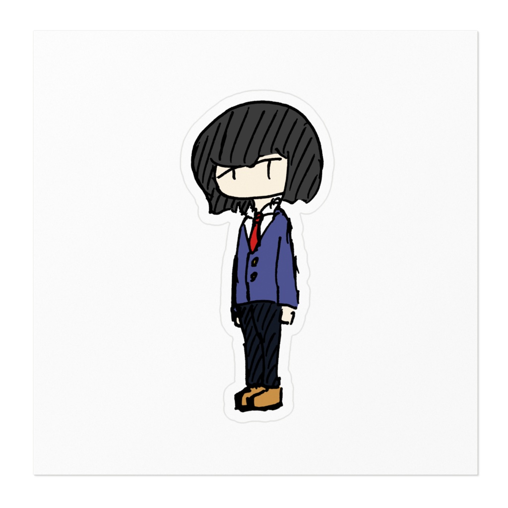 黒髪ブレザーちゃん