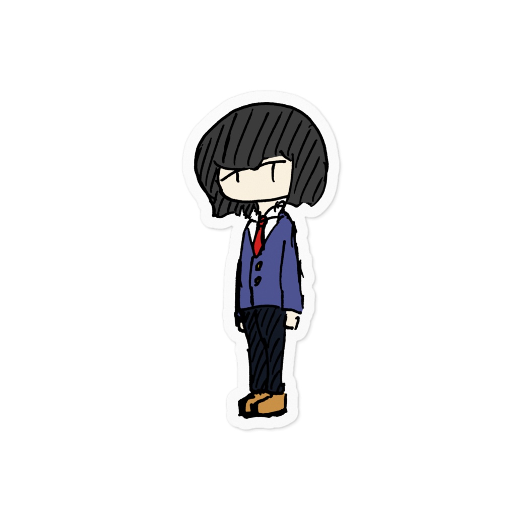 黒髪ブレザーちゃん