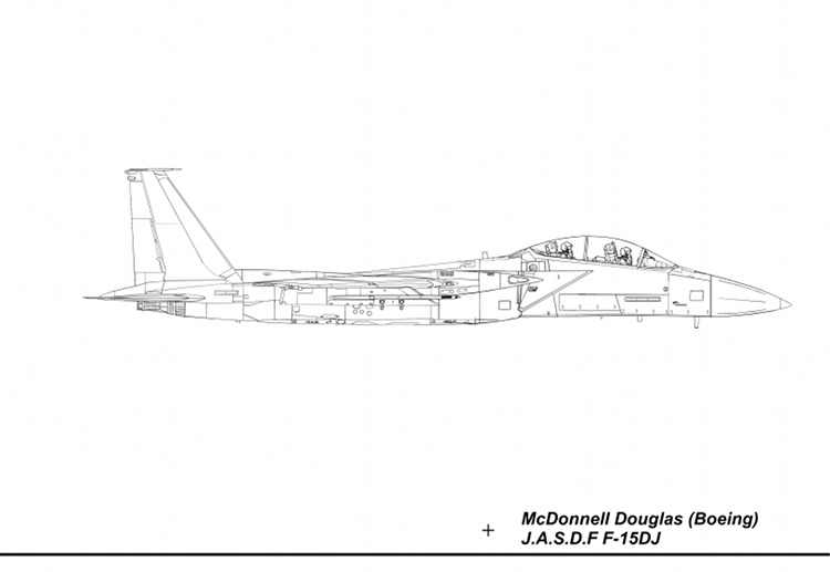 F-15DJ Blueprint Right