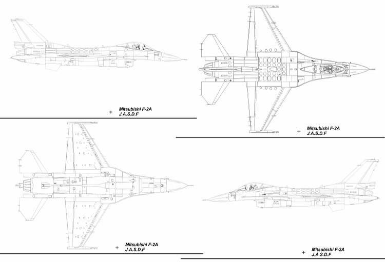 F-2A Blueprint 4 Dimensions