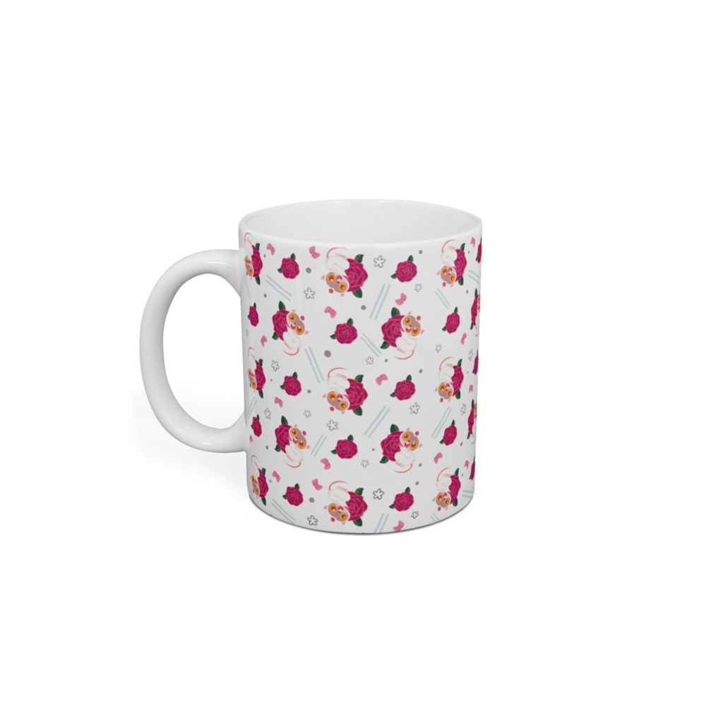 よんどころない保護者パターン柄マグカップ