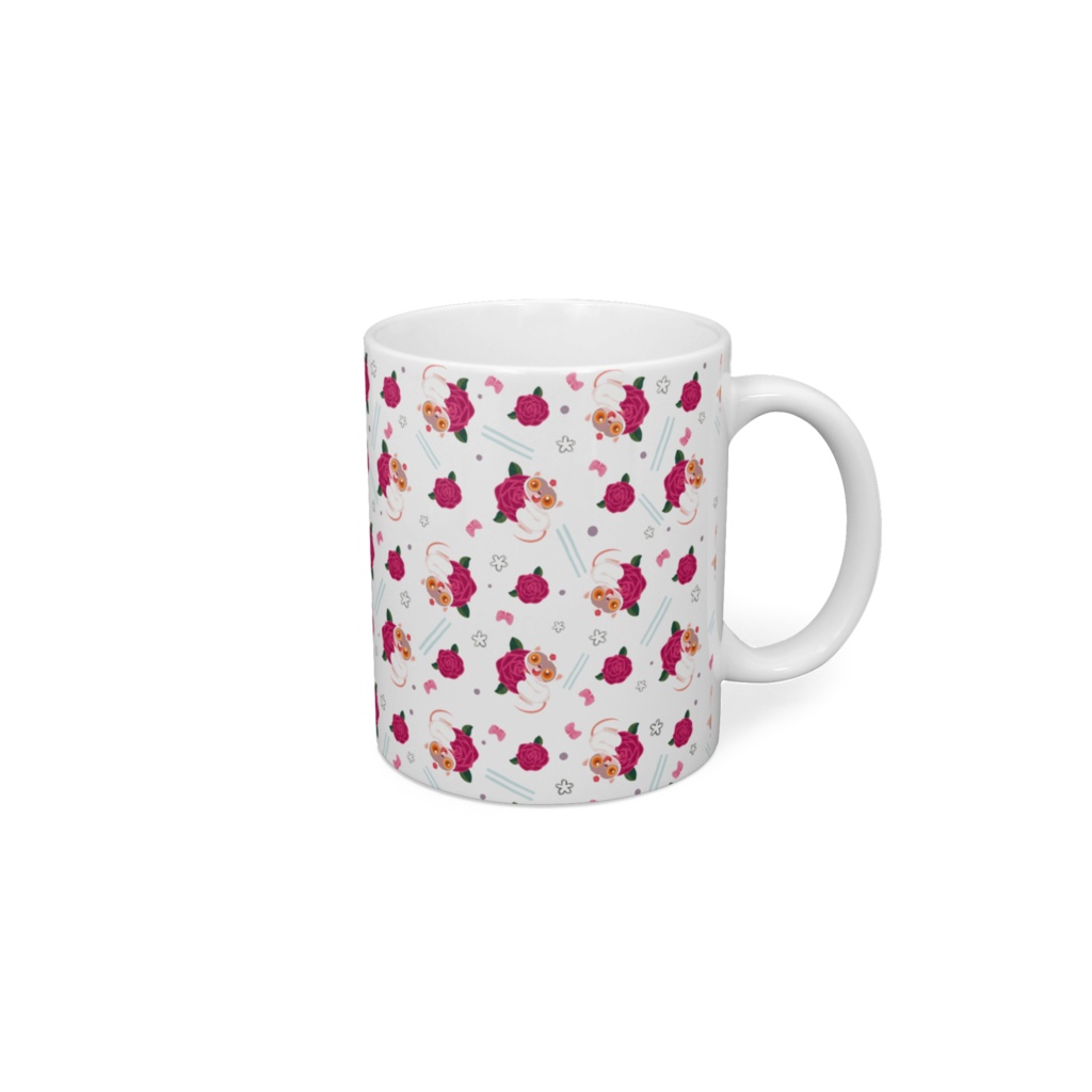 よんどころない保護者パターン柄マグカップ