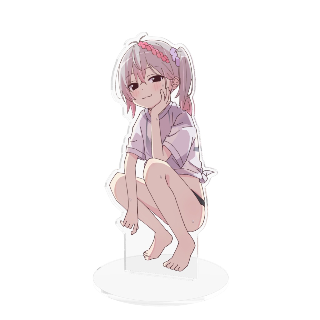 びしょびしょだね。アクスタ