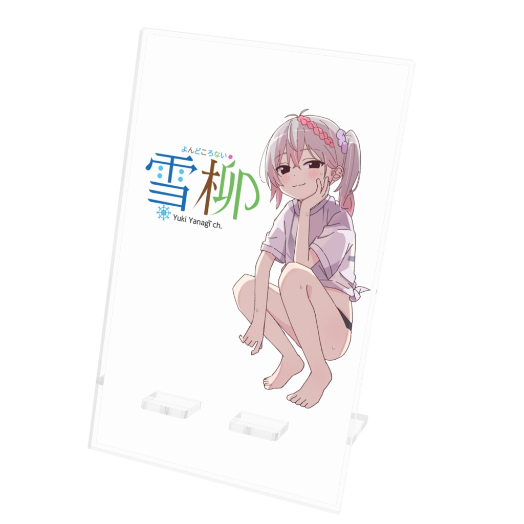 びしょびしょだね。スマホスタンド