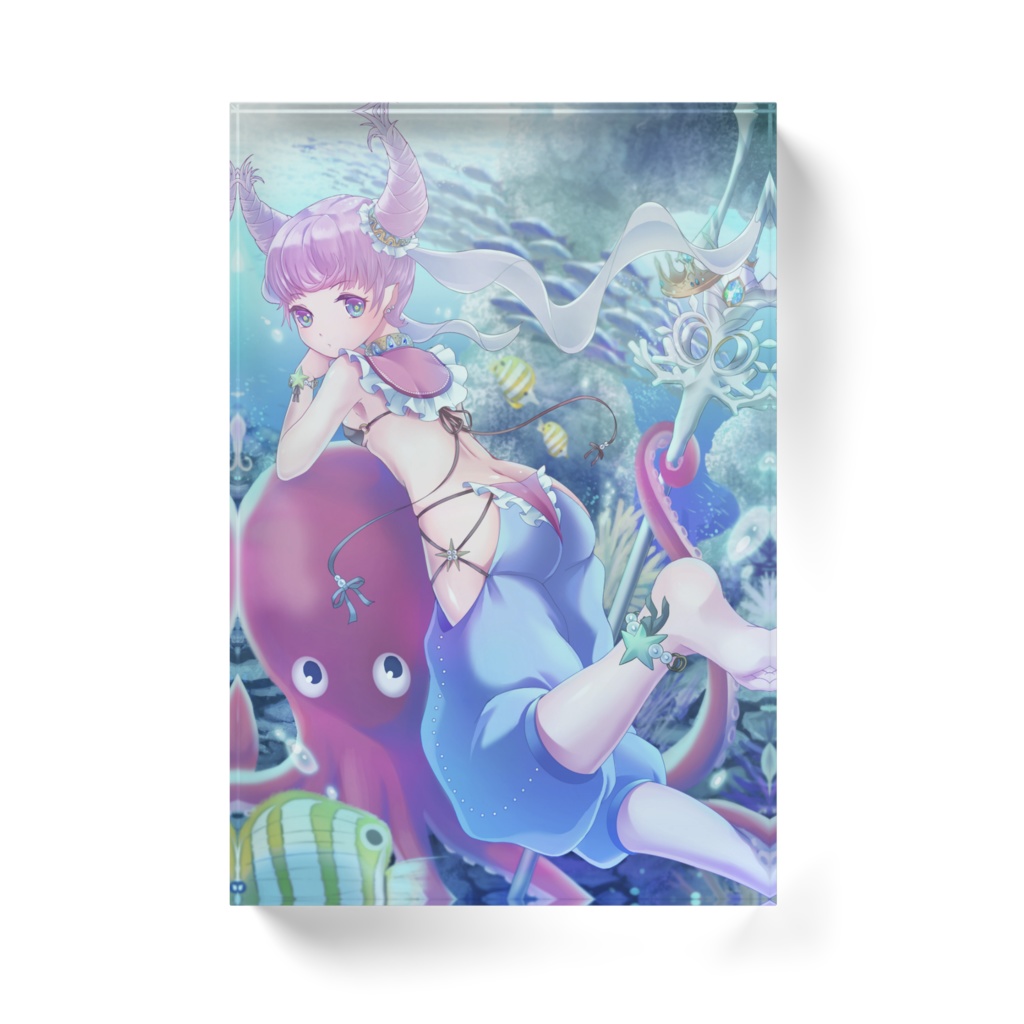 ポセイドン(アクリルブロック)