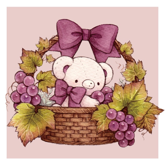 ポストカード「Autumn bear」