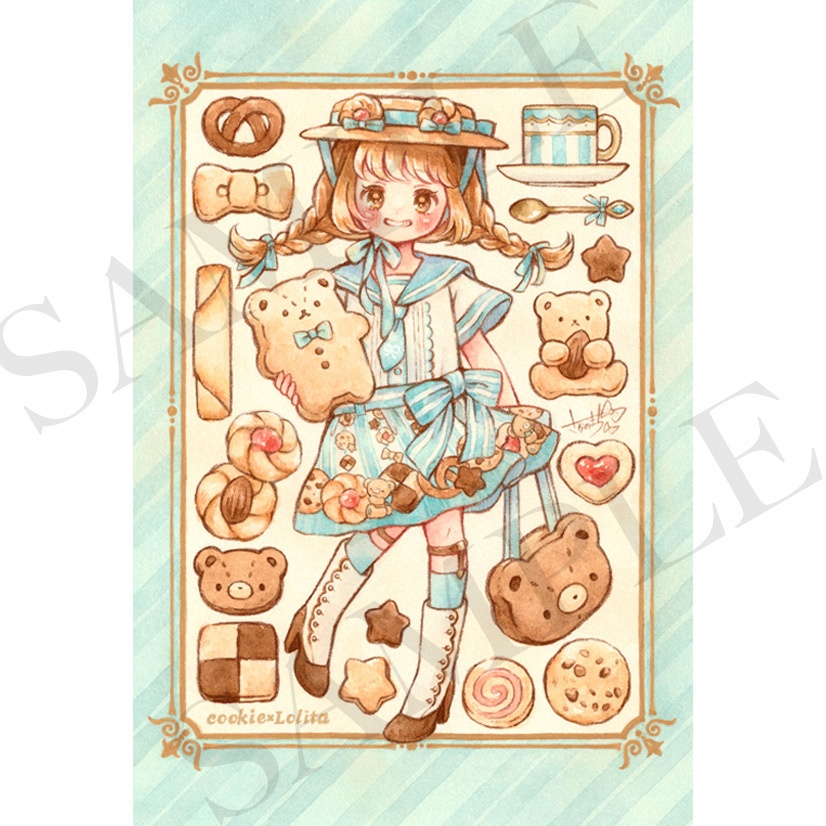 ポストカード「cookie × Lolita」