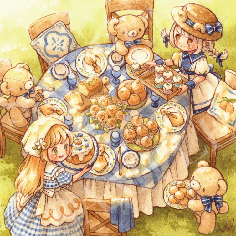 ポストカード「オレンジ色の午後3時」