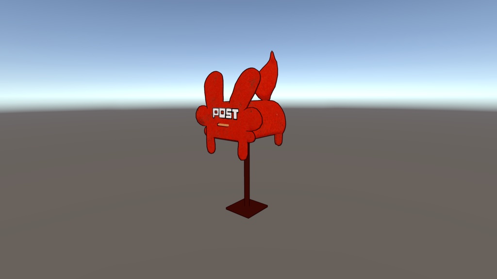 【VRChat向け】ムルポスト｜ワールド小物｜