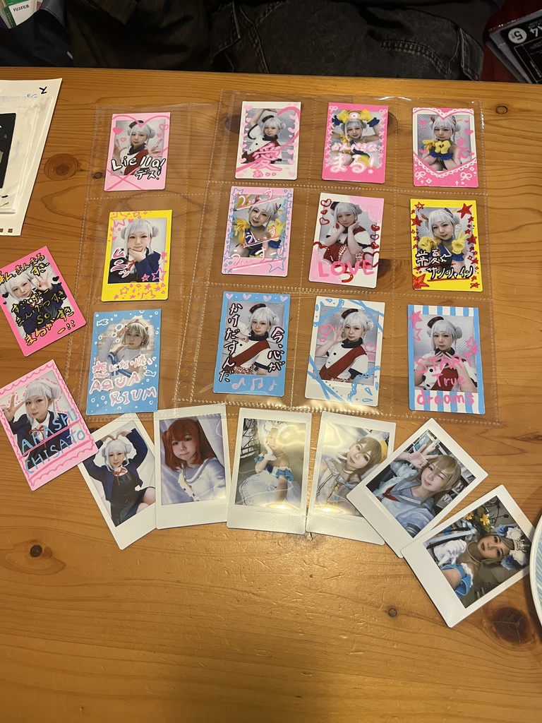 ランダム落書きチェキ　3種