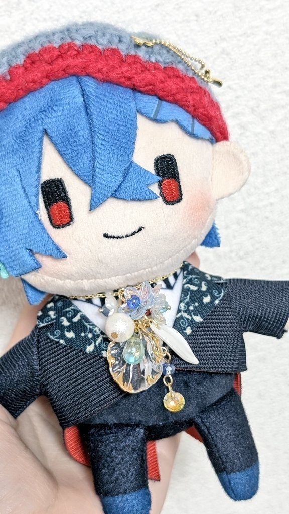 あるじとぬいのお揃いネックレス