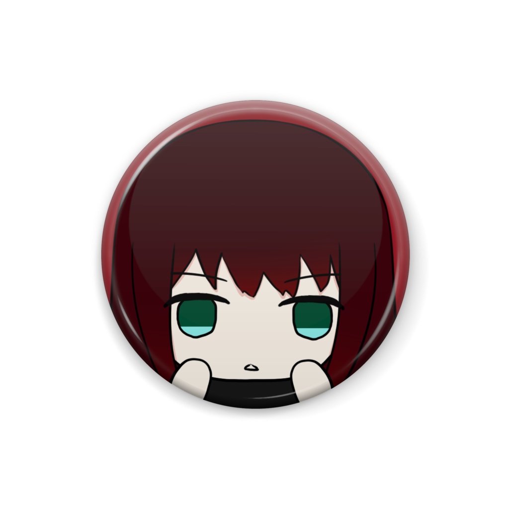ちびキャラ美作希缶バッジ