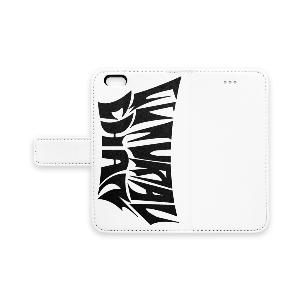 がてらるちゃんロゴ手帳型iPhoneケース