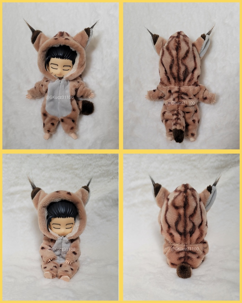 ヤマネコ着ぐるみforオビツ11&ねんどーる