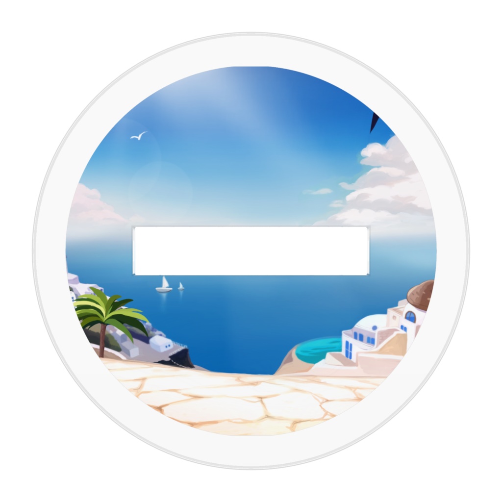 波浪テンキ アクリルフィギュア - 快晴