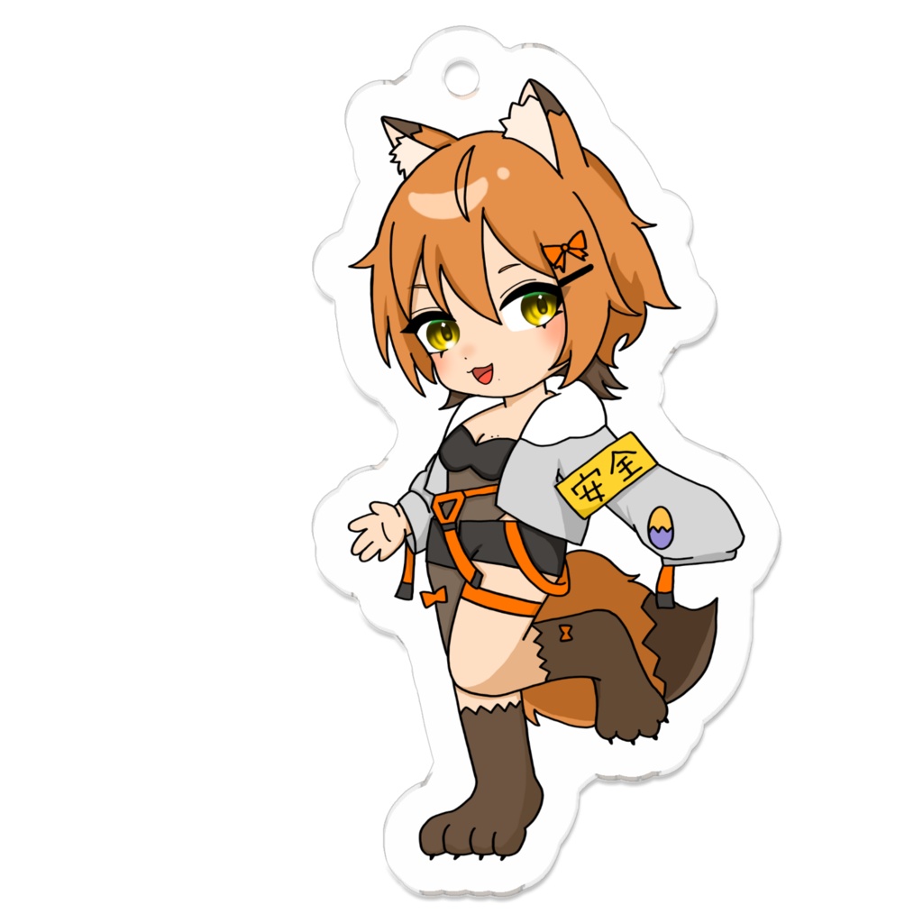 狐実およアクリルキーホルダー