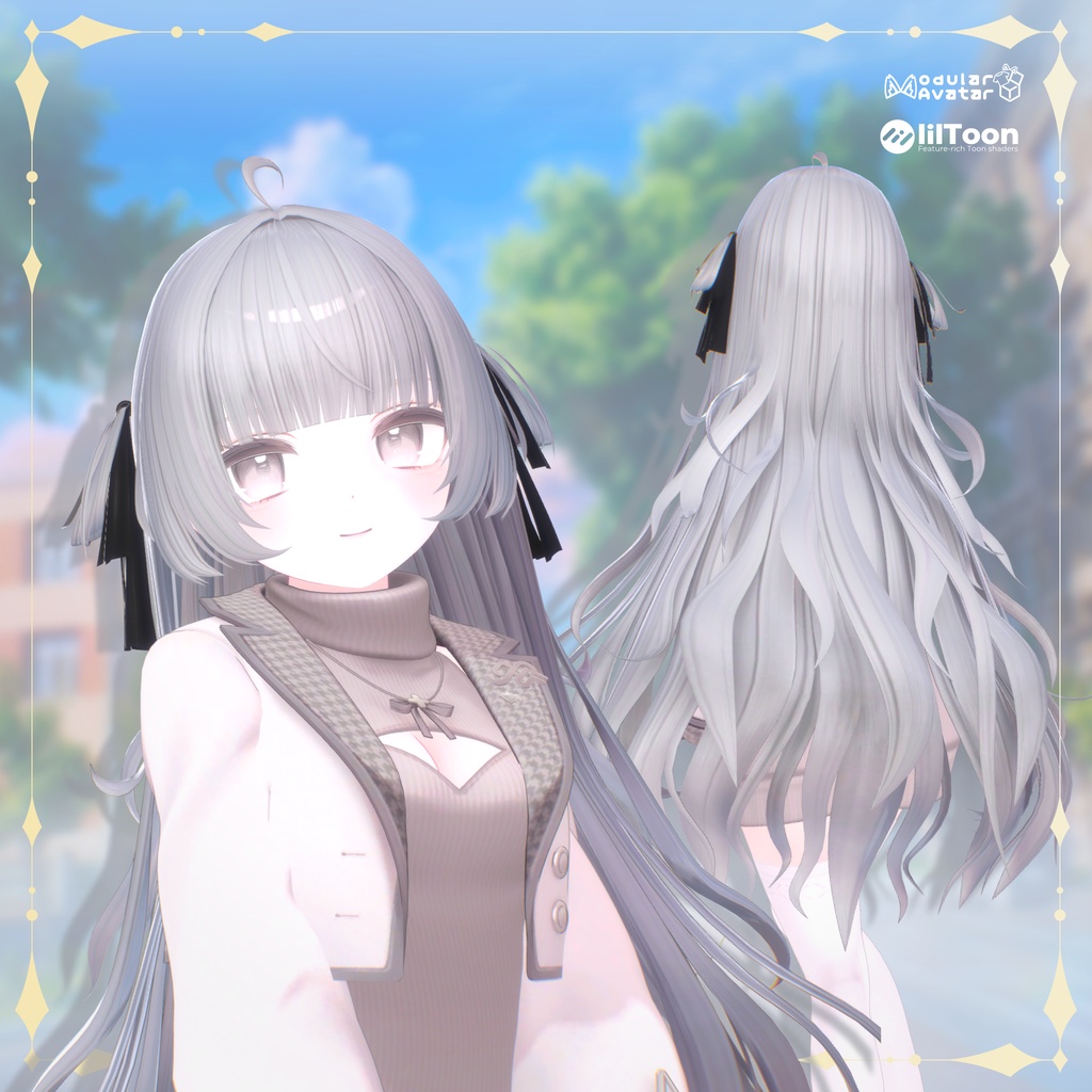 -Aurelia- Blunt Bangs & Long Hair💛【16Avatars】