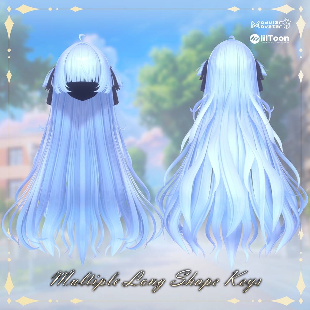-Aurelia- Blunt Bangs & Long Hair💛【16Avatars】