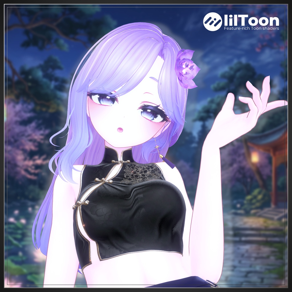 ✨セール中!✨- Lianyu - Curtain Bangs & Half-Up Hair🪷