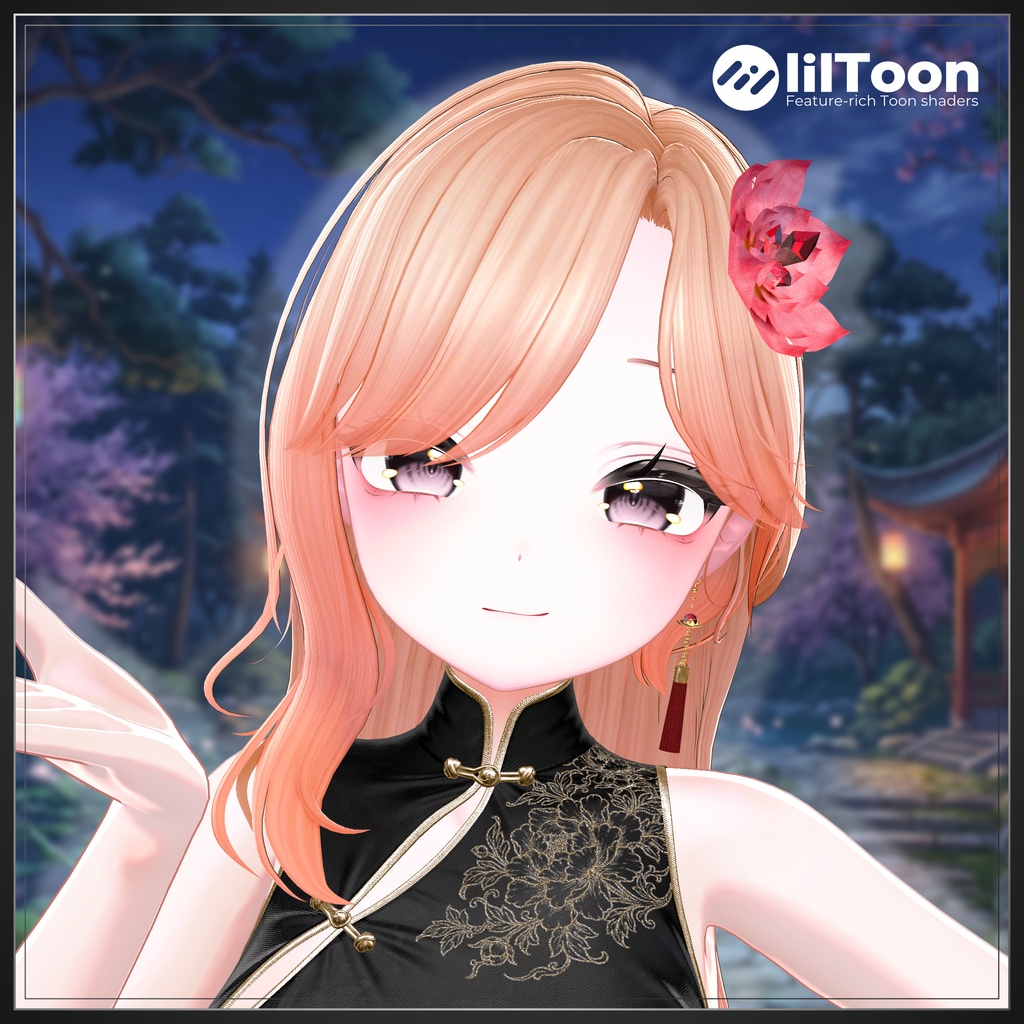 ✨セール中!✨- Lianyu - Curtain Bangs & Half-Up Hair🪷