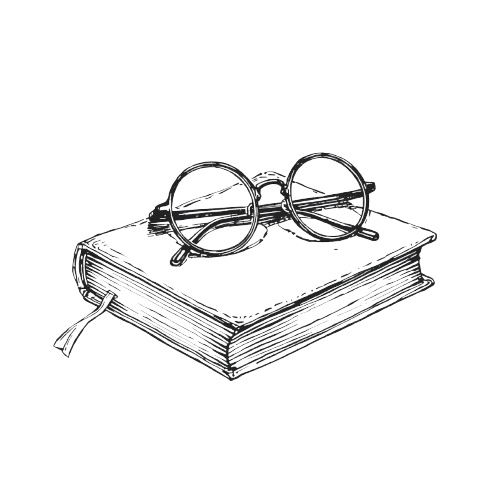 手書き風モノトーンクリップアート17点セット