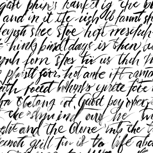 手書き風モノトーンクリップアート17点セット