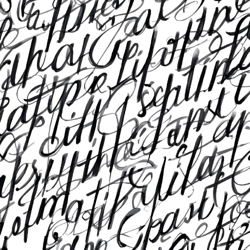 手書き風モノトーンクリップアート17点セット