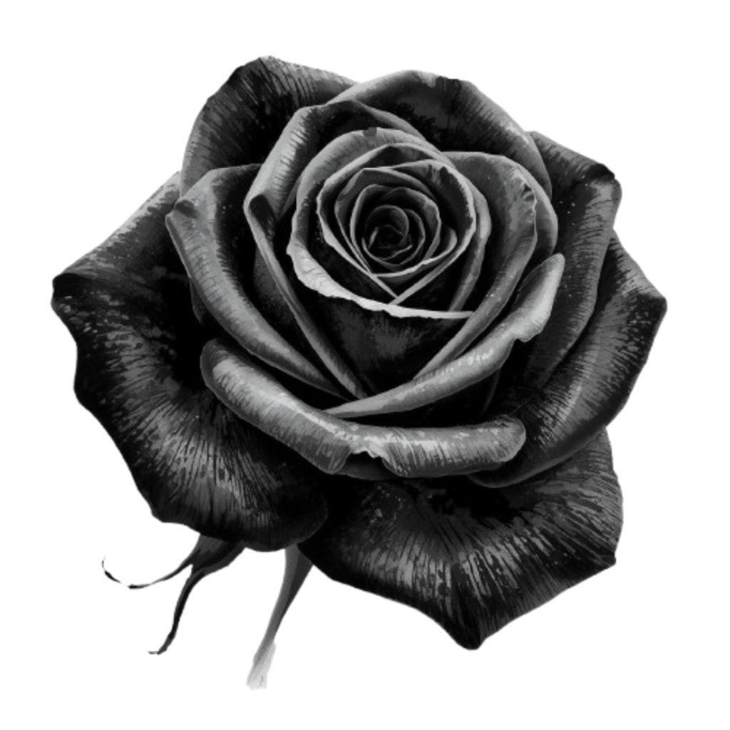 TRPG・同人誌に最適|ダークファンタジー素材17点(羽・剣・薔薇・時計)透過PNG/手書き風モノトーン 羽・時計・薔薇・剣etc 同人誌などに 17点セット