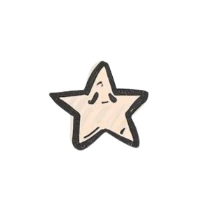 クリップアート/ゆるっとかわいい手書き風・ハンコ調 「感嘆符・疑問符・ハート・星」20点セット